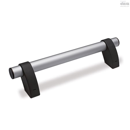 Elesa Anodised Alum tube, handle shanks in black colour, M.1053 P/30-595-AN-BK M.1053-P-AN-BK